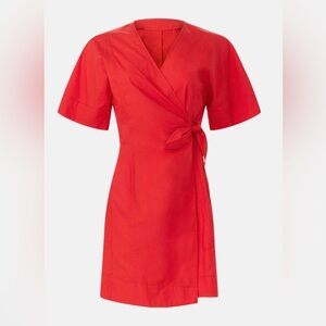 Ganni Mini Wrap Dress Size 38 (US 6)